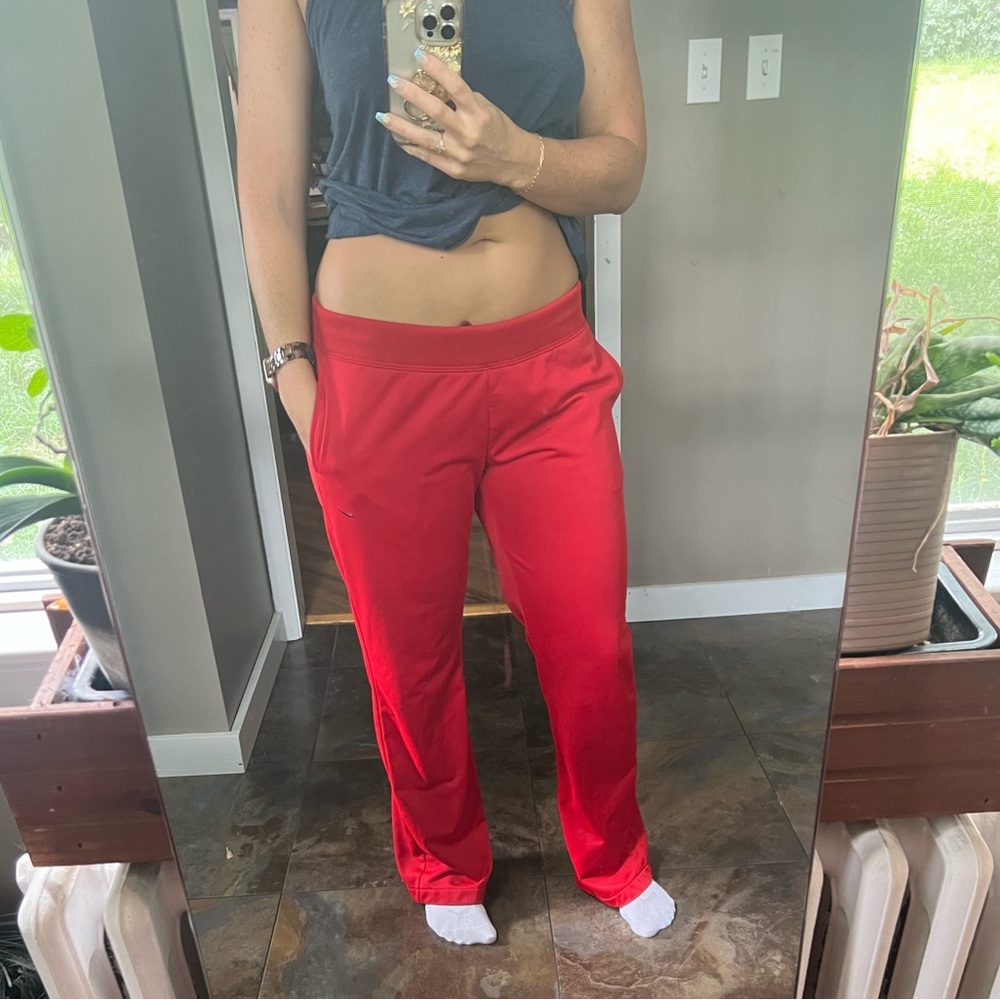 Red Nike Sweatpants/Trackpants